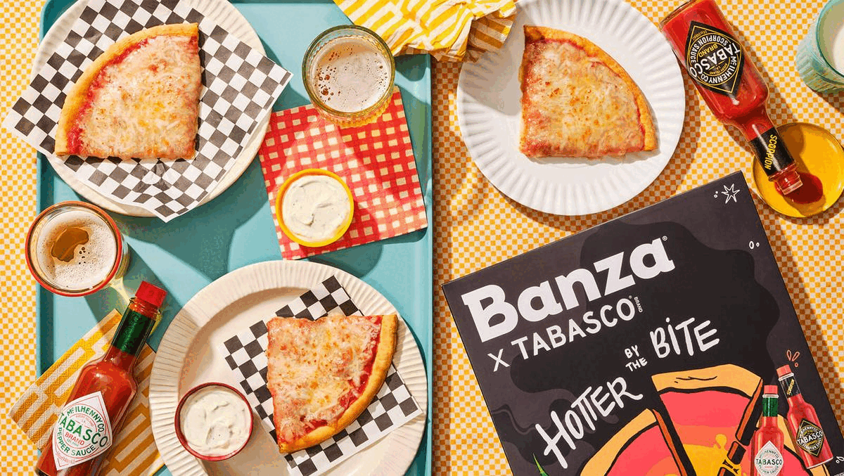 Banza x TABASCO® Hotter by the Bite Pizza