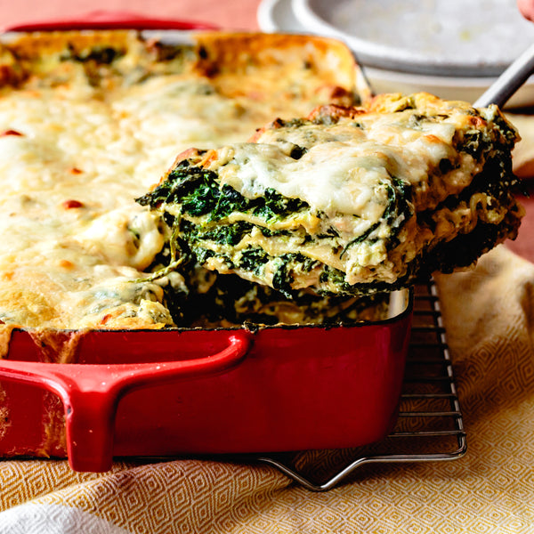 Pesto + Spinach Lasagna